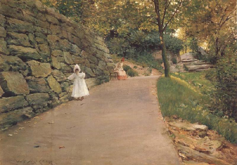 William Merrit Chase Im Park Ein Seitenweg France oil painting art